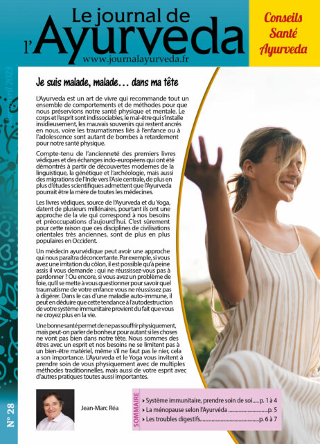 Couverture_journal_ayurveda_28