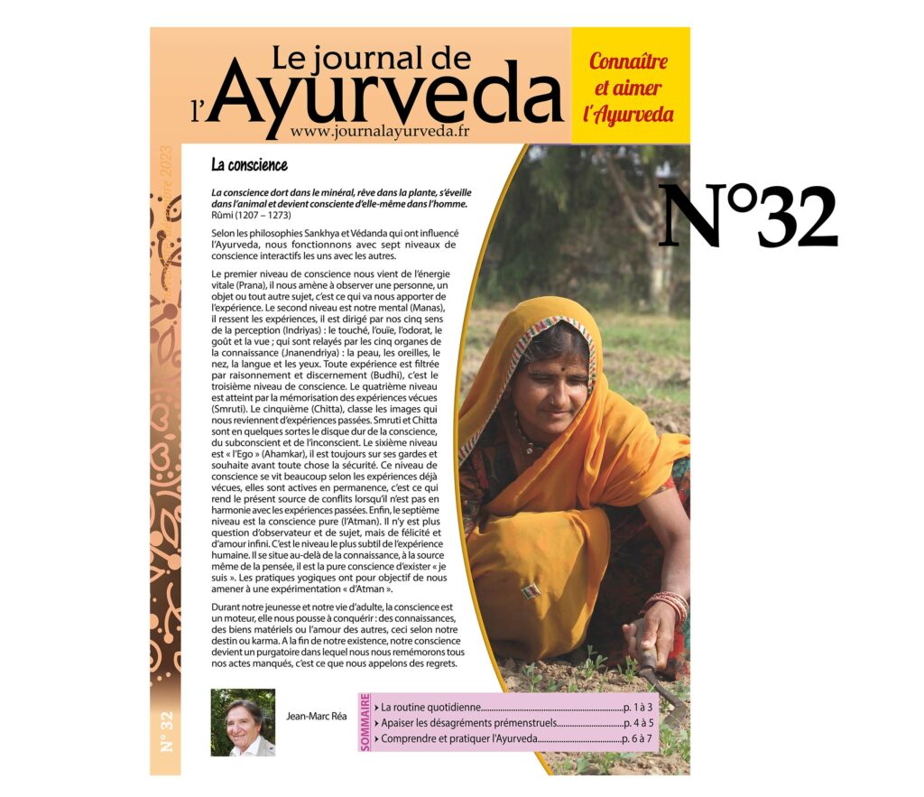 Couverture du Journal de l'Ayurveda n°32