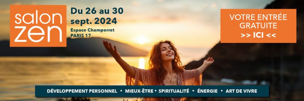 Bannière du Salon Zen Paris 2024 pour la 37ème édition